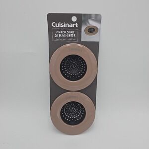 Cuisinart Sink Strainer Set Drain Trap‎ Screen Biege